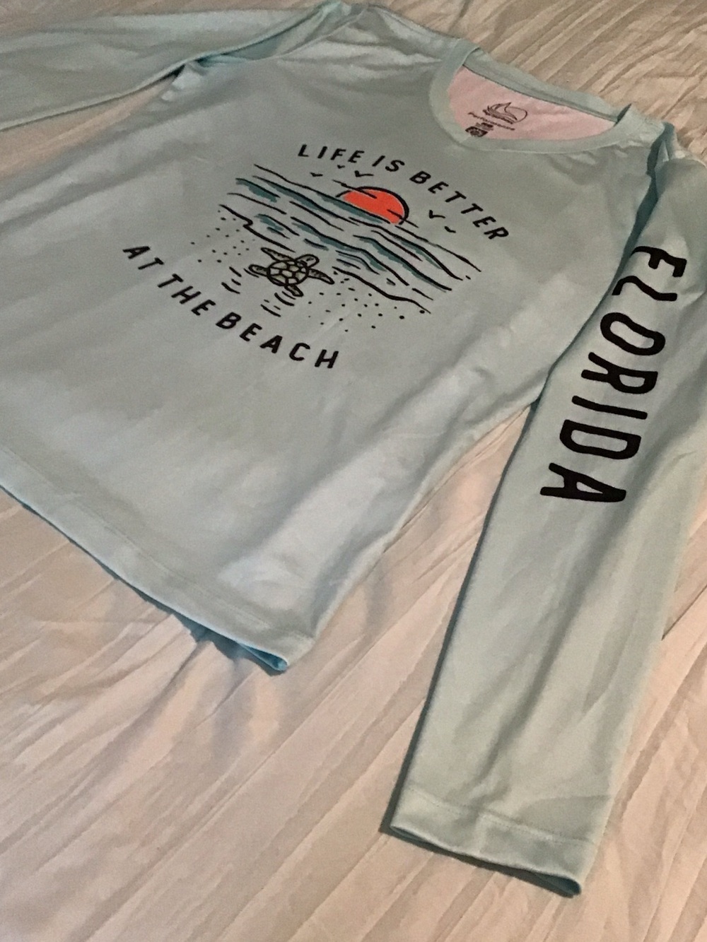 Florida 'Life Is Better at the Beach' Top 50 UPF UV Protection